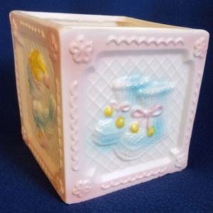 Vintage Planter/Baby Accessory Holder